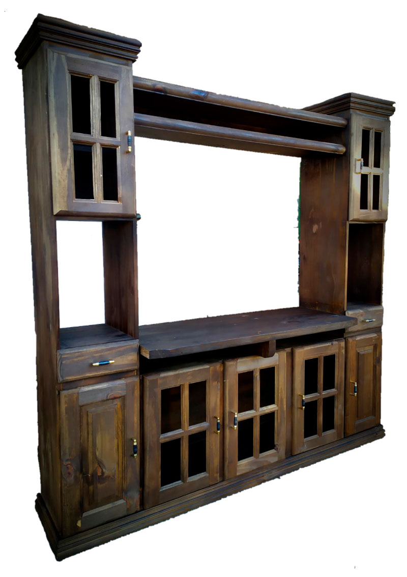 RA-1 RACK TV DE PINO - Imagen 1